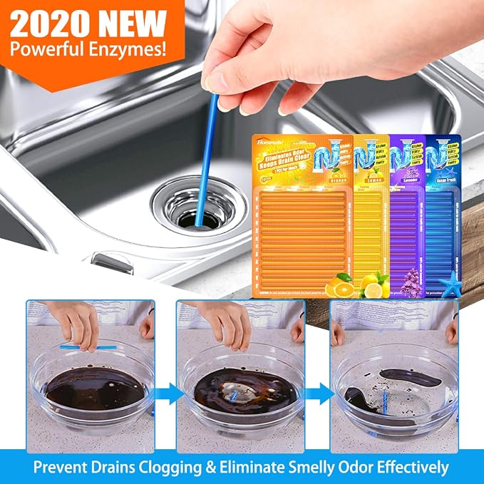Drain Sticks Drain Cleaner Sticks Drains Cleaner Disposal Stick Enzyme - Image 2