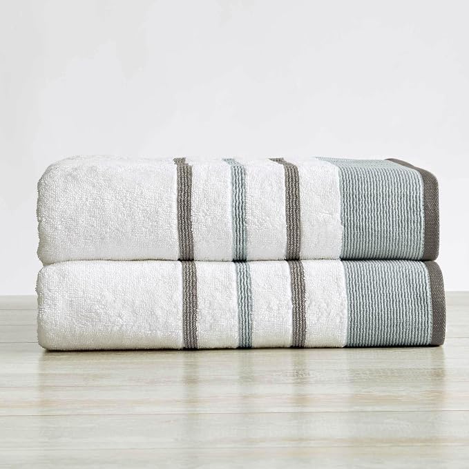 Great Bay Home Decorative Oversized Bath Sheet Set by GreatBayHome