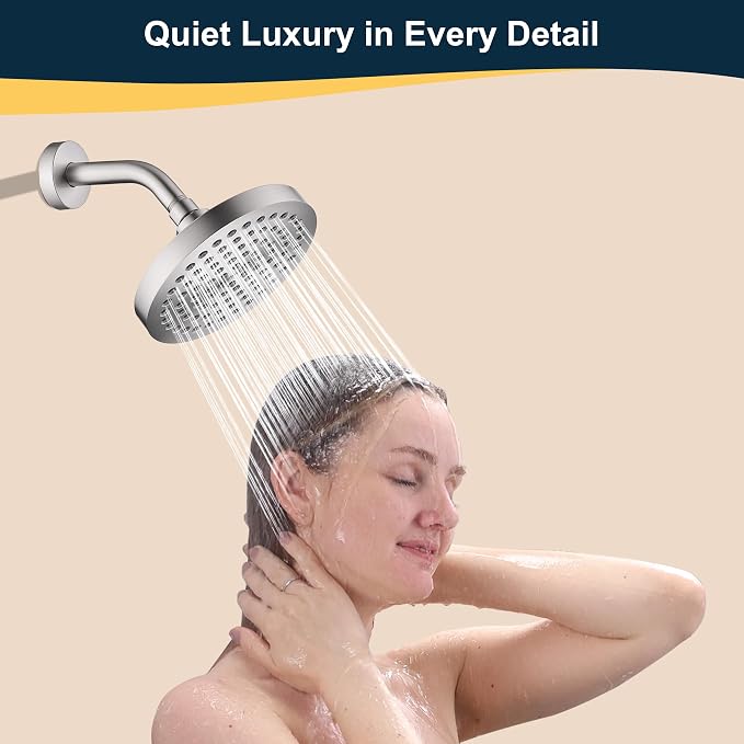BRIGHT SHOWERS 6 Inch Brass Shower Arm - Image 6