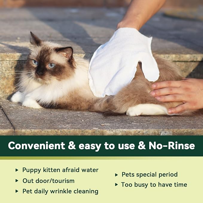 ECO PET Glove Wipes, PET Cleaning & Deodorizing Bath Wipes - Image 6