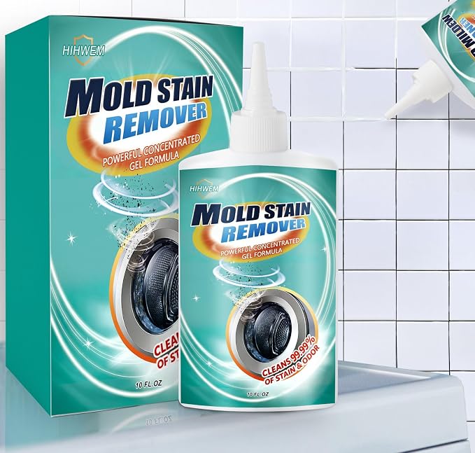 Bleach Stain Remover Gel, Heavy-Duty Tile Grout Cleaner by HIHWEM