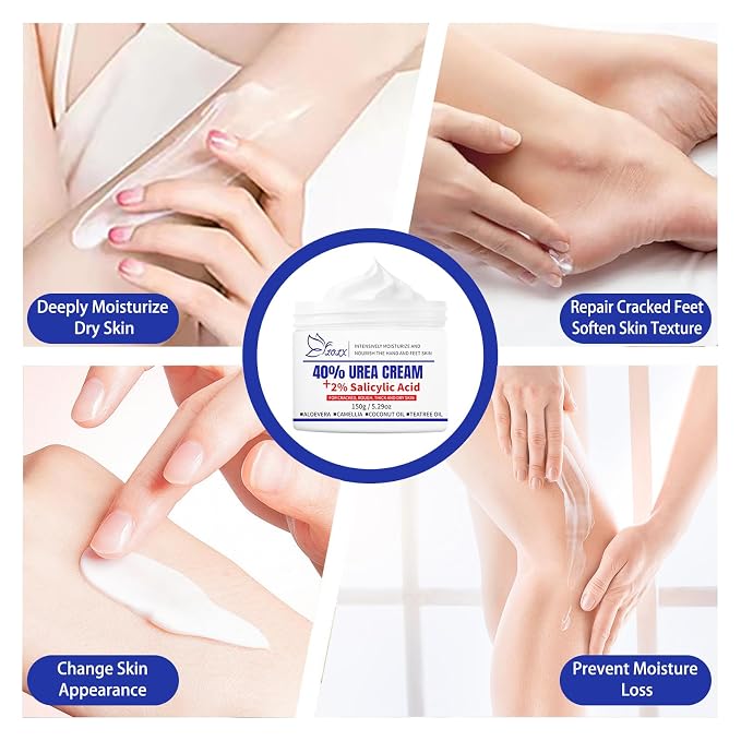40% Urea Foot Cream with 2% Salicylic Acid, Urea Cream 40 Percent - Image 6