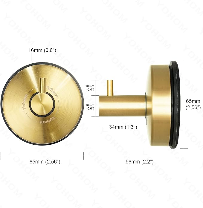 YOHOM Suction Cup Hooks for Shower Towel Holder Stainless Steel Vacuum Bathroom - Image 6