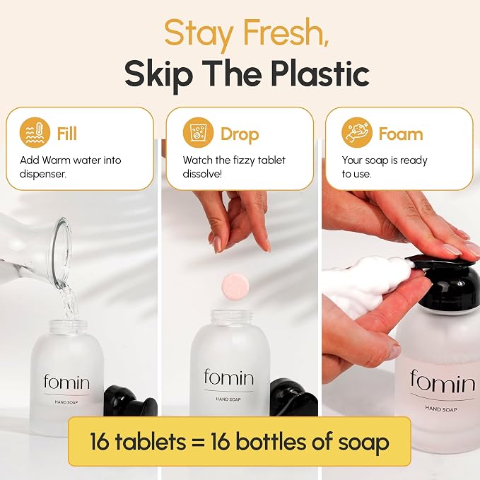 FOMIN Foaming Hand Soap Tablet Refills - Image 3