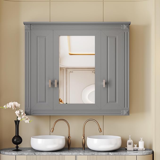 Merax Wall Mounted Bathroom Medicine Cabinet - Image 2