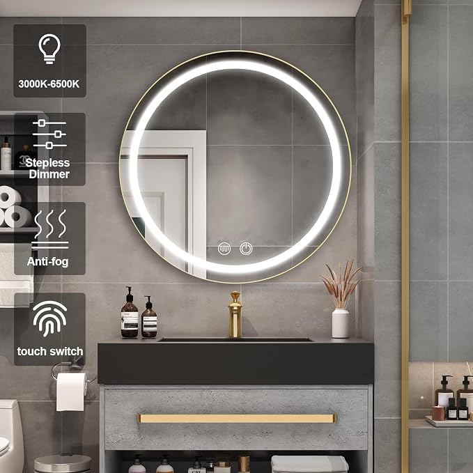 30 inch Round Medicine Cabinet - Image 7