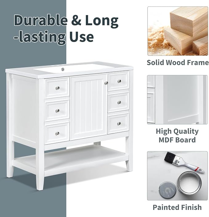 Favfurish 36" Bathroom Vanity - Image 9