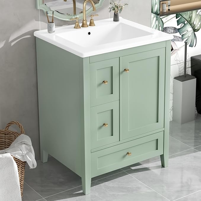Harper & Bright Designs 24" Bathroom Vanity - Image 3