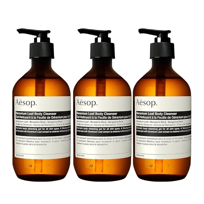 Aesop Geranium Leaf Body Cleanser | Non-drying Gentle Cleanser | Geranium Leaf by AesopUSA