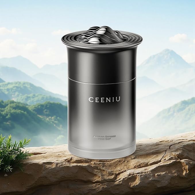 Ceeniu Luxurious Car Air Freshener CF23, Odor Release Gel, 45 oz Large Capacity by ShowYourElegance