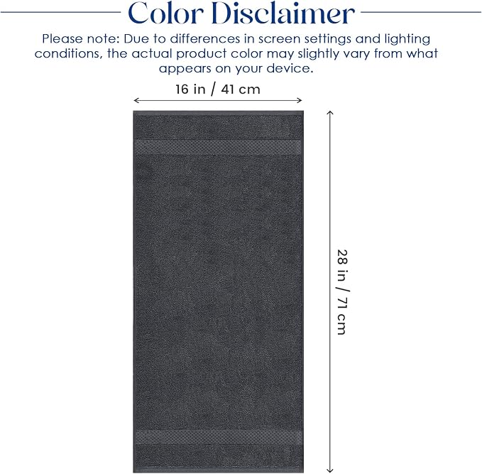 DAN RIVER 6-Pack Premium Hand Towels - Image 2