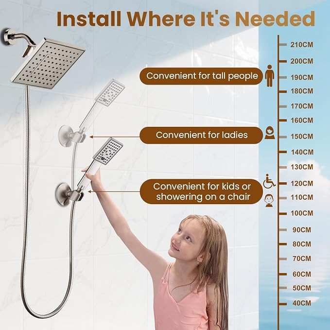 BRIGHT SHOWERS Rain Shower Head - Image 6