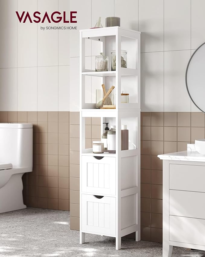 VASAGLE Storage Cabinet, Storage Organizer Rack Stand - Image 2