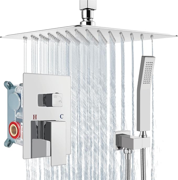 Aolemi Ceiling Mount Shower System Rain Shower Head by Aolemi