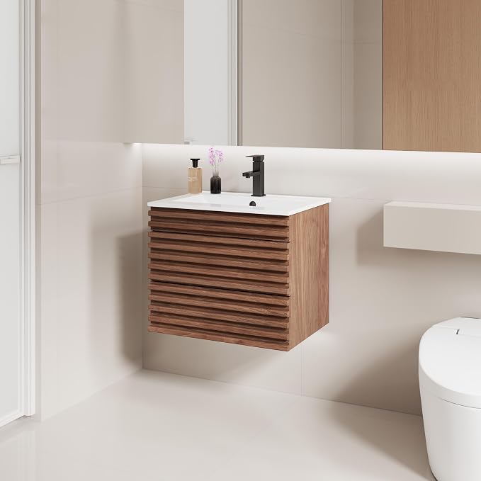LUCKWIND 24" Floating Bathroom Vanity - Image 2