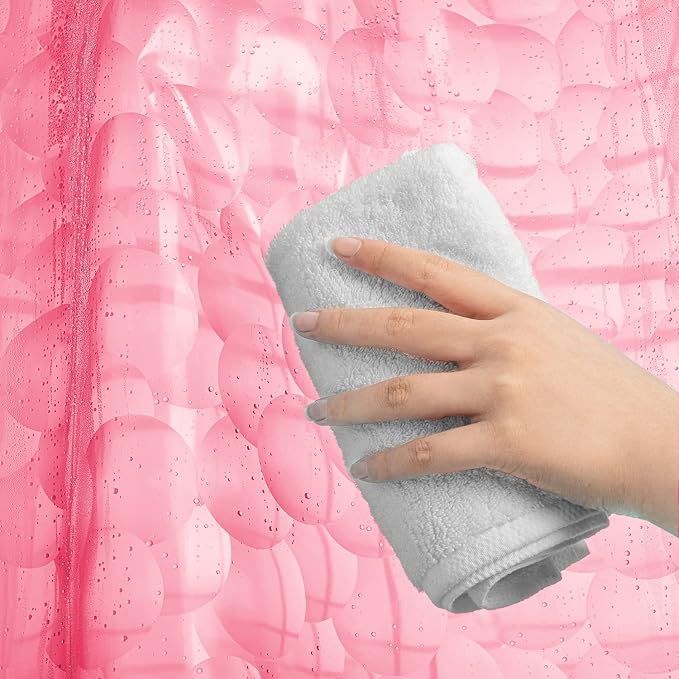 Adwaita 3D Bubbles Shower Curtain Liner - Image 6