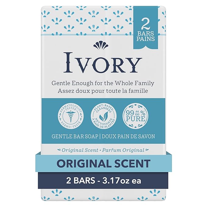 Ivory Gentle Bath Bar Soap, Designed by Ivory
