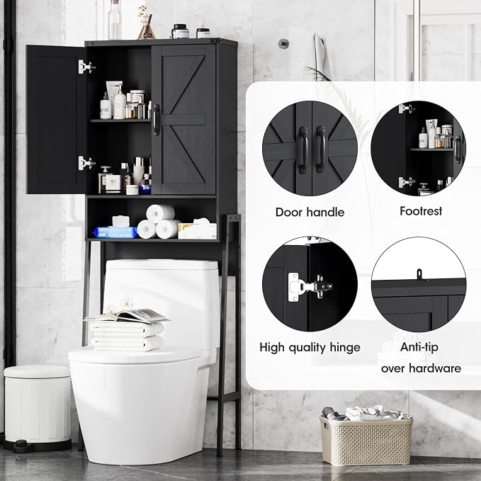 Over The Toilet Storage Cabinet - Image 4