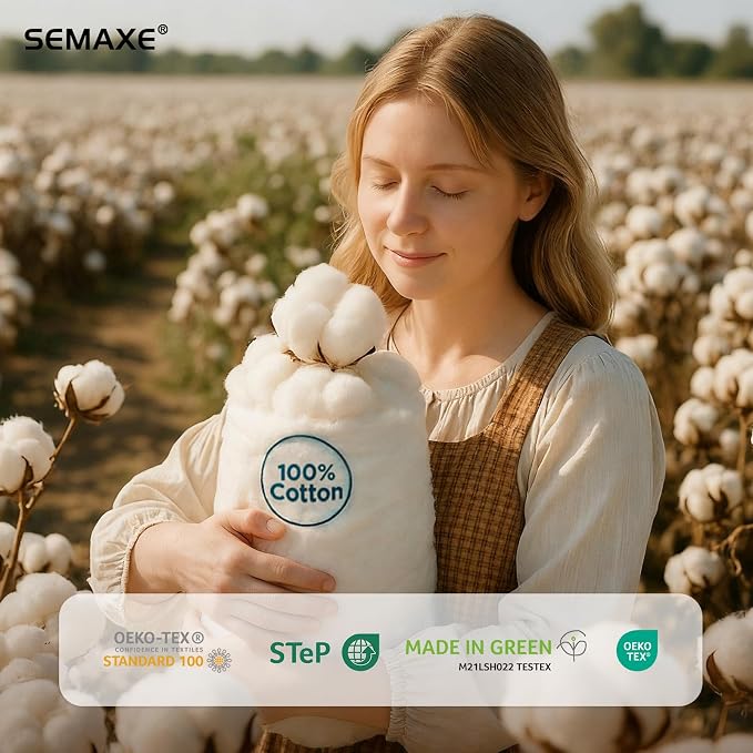 SEMAXE Hand Towels for Bathroom, 100% Cotton Towels - Image 4
