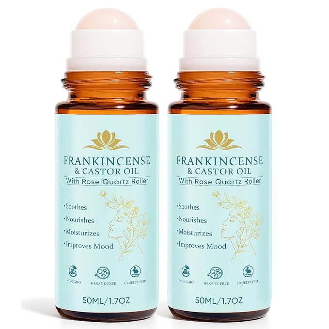 Frankincense and Castor Oil, Castor Oil Roll On by Fibosara