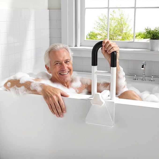 Bathtub Safety Rail: Shower Grab Bar Handle - Image 4