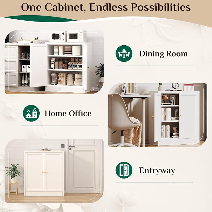 Storage Cabinet, Metal Bathroom Floor Organizers and Storage Cabinets, - Image 6