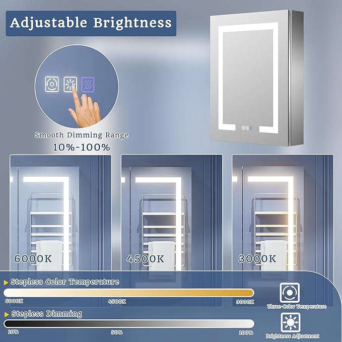 ExBrite Lighted Medicine Cabinet - Image 3