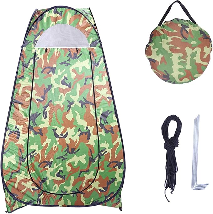 Pop Up Privacy Shower Tent, Portable Outdoor Bathroom Toilet Changing Dressing - Image 5