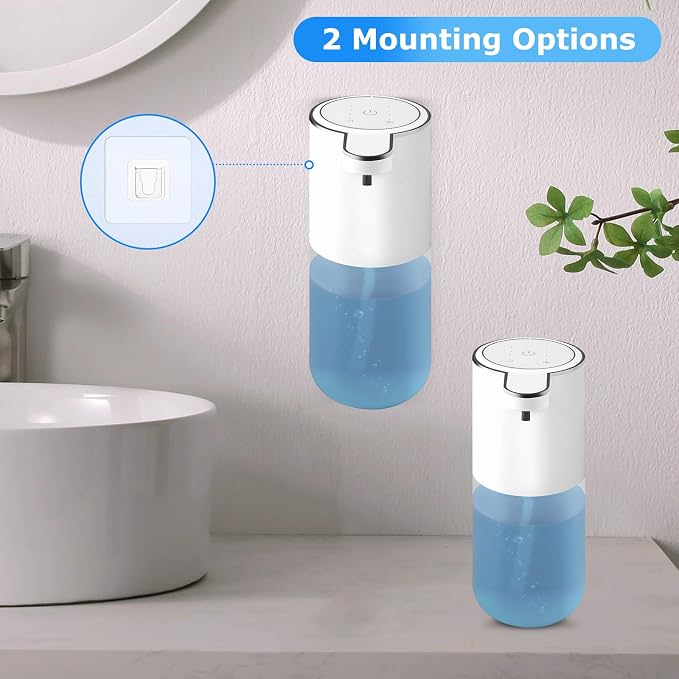 2 Pack Soap Dispenser, Automatic Liquid Soap Dispenser Touchless, 13.5oz/400ml - Image 5