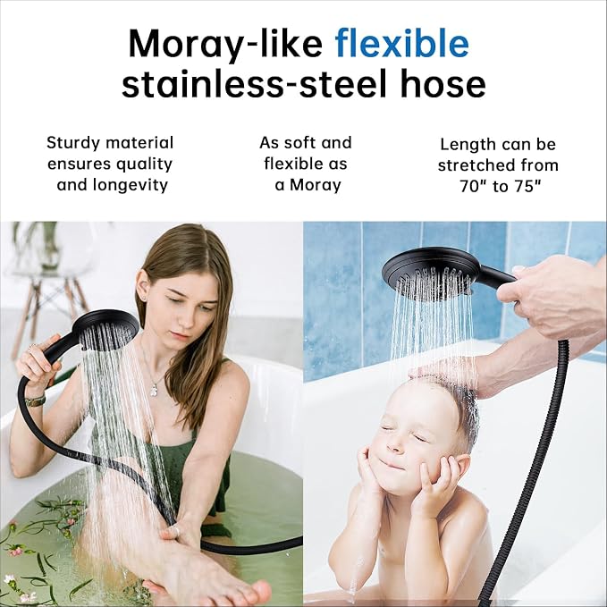 G-Promise High Pressure Shower Head 6 Spray Setting - Image 5