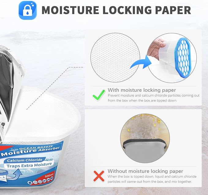 Vacplus Moisture Absorbers, 10.5 Oz Humidity Absorber Boxes Attracts Extra - Image 3