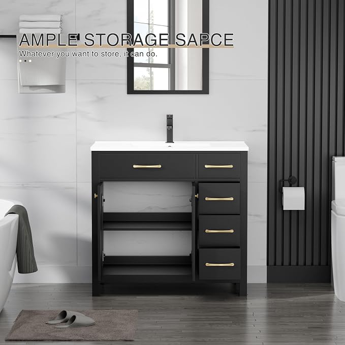 LUCKWIND 36" Bathroom Vanity - Image 5