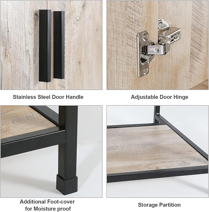 UEV Rustic Oak 24" Bathroom Vanity - Image 7