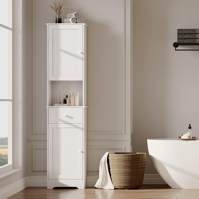 Tall Bathroom Cabinet, Storage Cabinet - Image 2