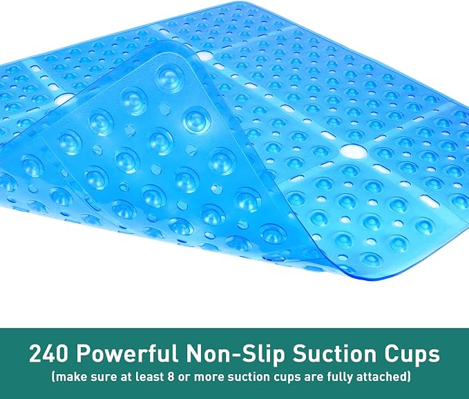 Large Square Shower Mat Non Slip 27x27 Inch, Square Bath Mat Tub Mat - Image 4