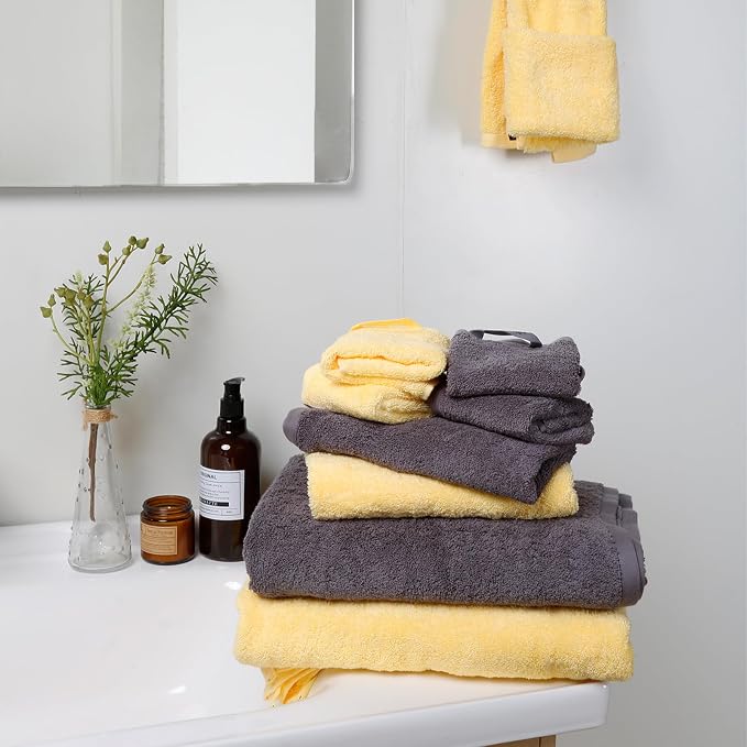 SEMAXE 12-Piece Family Bathroom Towel Set - Image 8