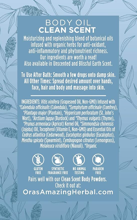 Ora's Amazing Herbal Moisturizing Skin Oil - Image 5
