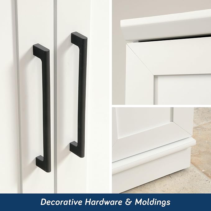 Sauder HomePlus Storage Cabinet/ Pantry cabinets, Soft White finish - Image 8