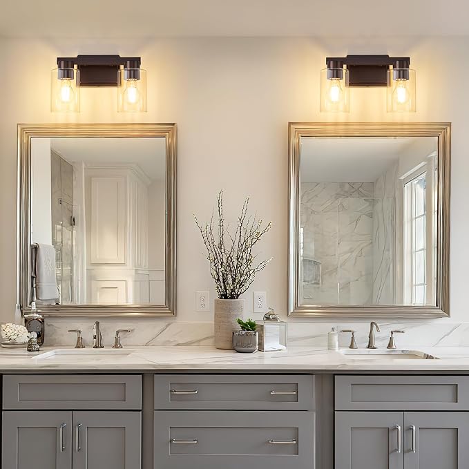 2-Light Bathroom Light Fixtures Modern Vanity Lights - Image 6