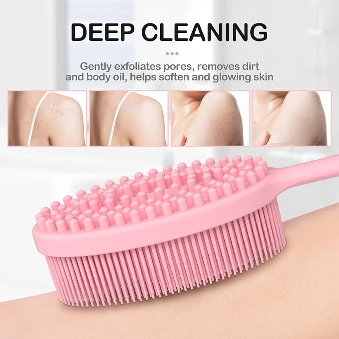 MateeyLife Silicone Body Scrubber Exfoliator - Image 4