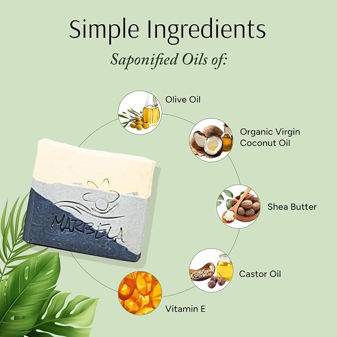 Marbela Cosmetics Stone & Feather Handmade Soap Bar - Image 3