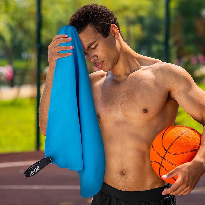 BOGI Microfiber Travel Sports Towel-Quick Dry Travel Towel, Soft Lightweight - Image 8