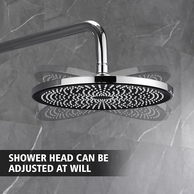sumerain Shower System Concealed Shower Faucet Set, Rainfall Shower Faucet - Image 5