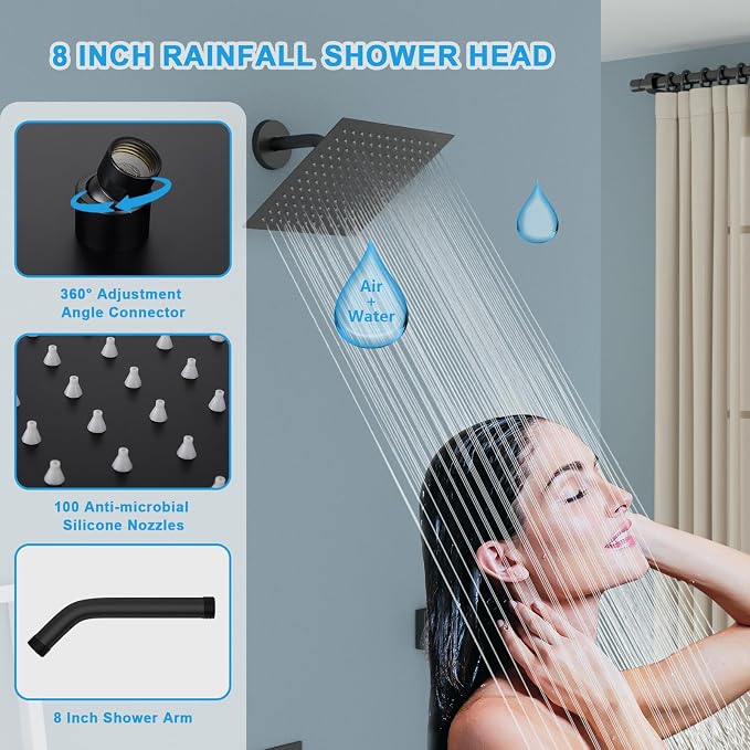 Black Shower Head Faucet - Image 3