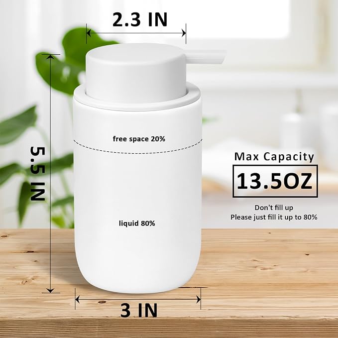 Soap Liquid Dispenser Ceramic - Image 5