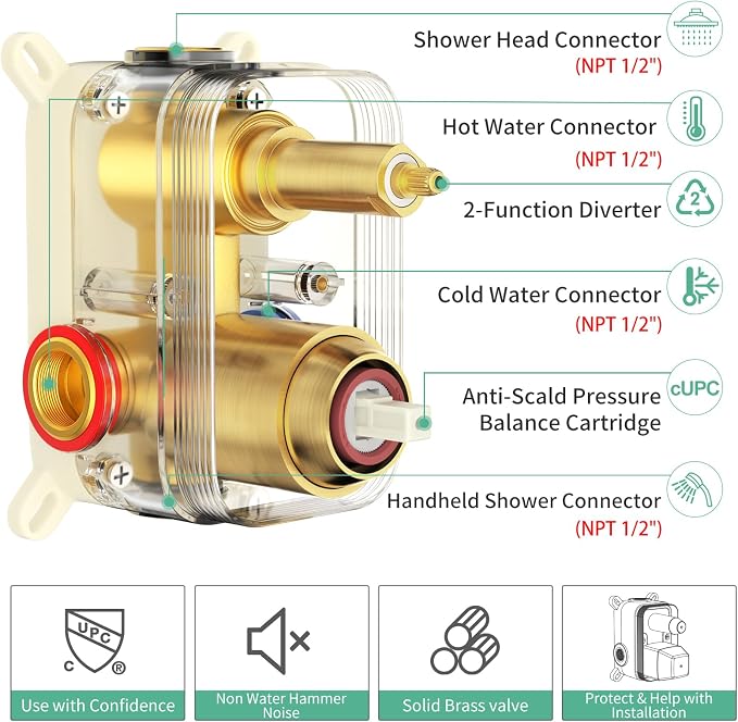 SR SUN RISE Shower Faucet - Image 6