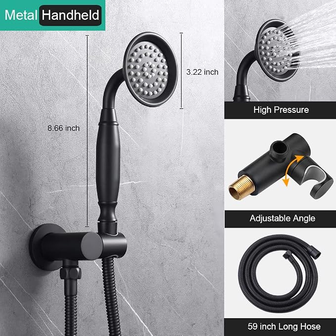 Dual Antique Shower Head System - Image 6