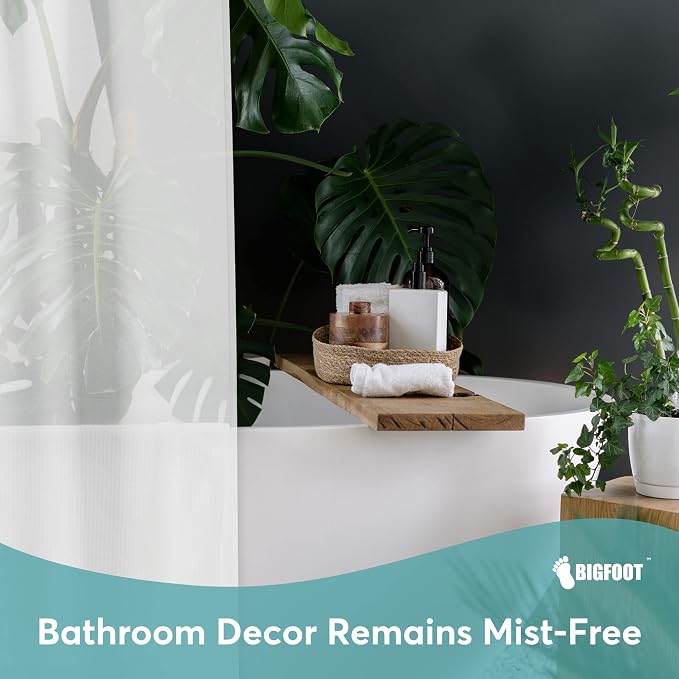 BigFoot Clear Shower Curtain Liner - Image 8