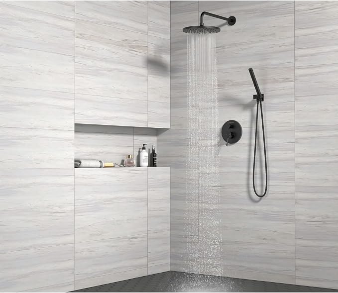 Lava Odoro Modern 2-Setting Round Rain Shower System - Image 6