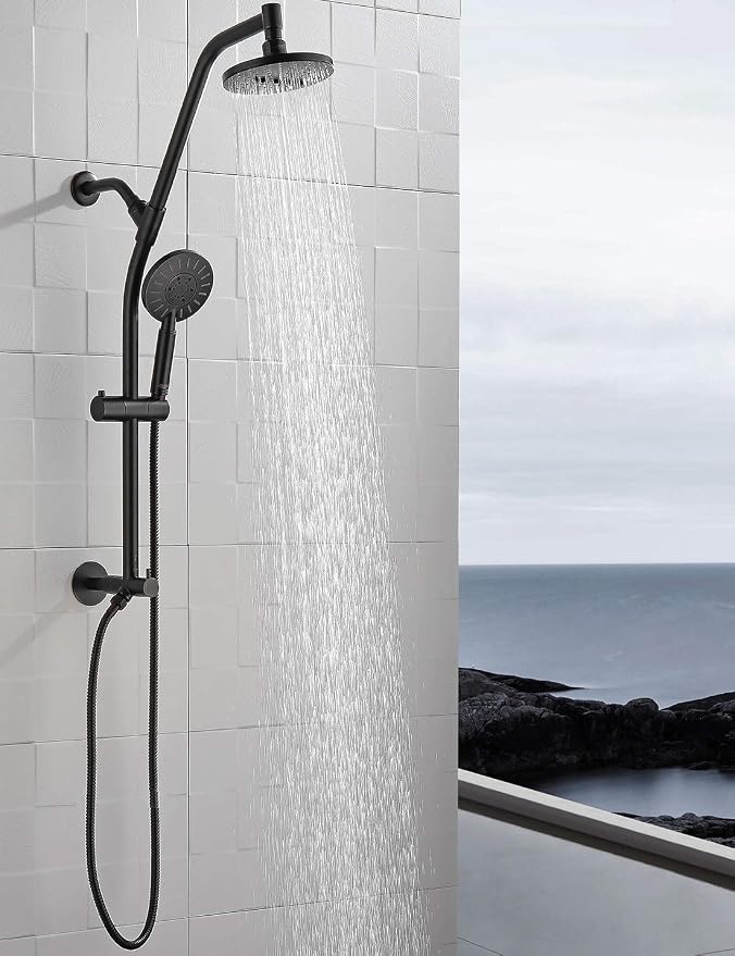 BRIGHT SHOWERS Rain Shower Head Combo - Image 2